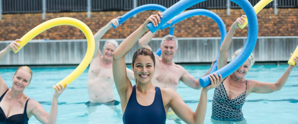 Esercizi Acquagym acqua bassa